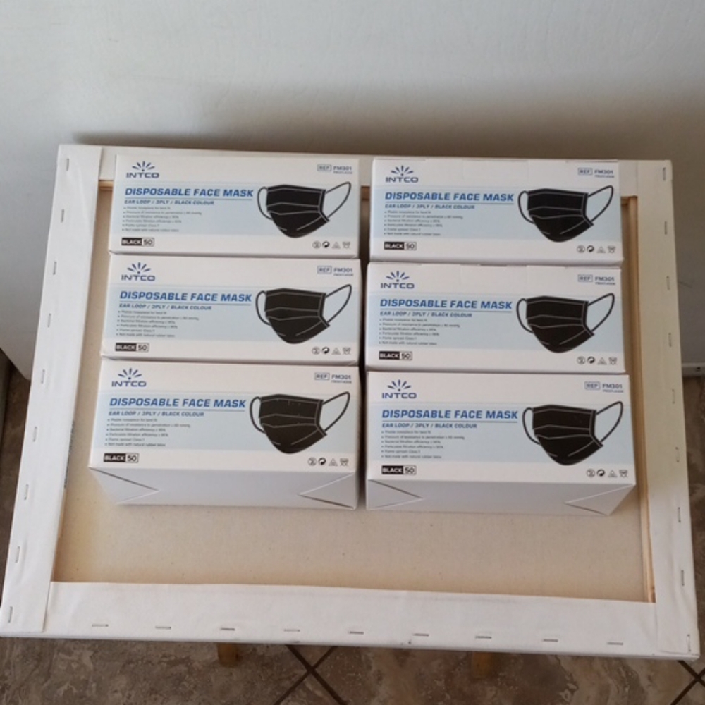 Disposable  Black Face Mask